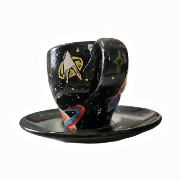 Star Trek the Next Generation - Ceramic teacup and saucer - Picture 4 of 8